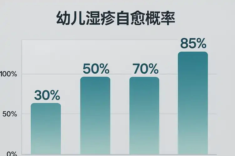幼儿小腿上偶尔起湿疹可不可以彻底自愈(图1)