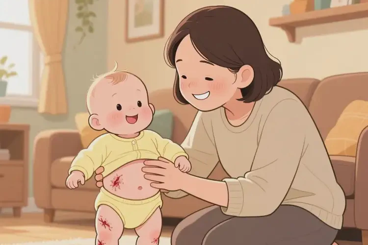 幼兒肚子偶爾長濕疹能靠自己自愈嗎(圖1)