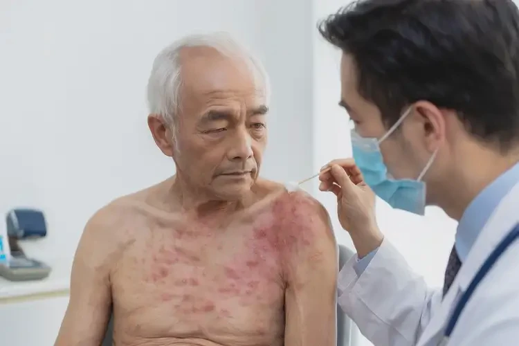 老年人脖子上容易長濕疹不管它會自己痊愈嗎(圖3)