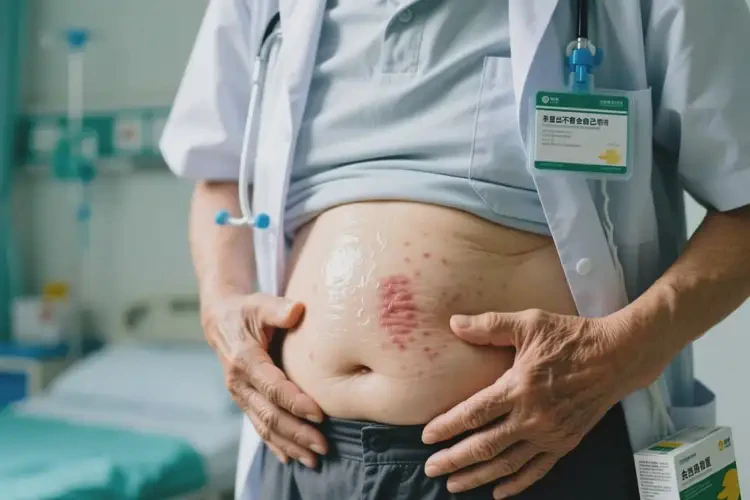 老年人肚子出濕疹不管它會自己好嗎(圖1)