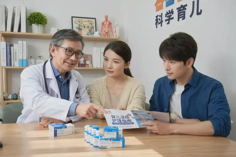 嬰兒腳上經(jīng)常長濕疹能徹底自愈嗎(圖1)