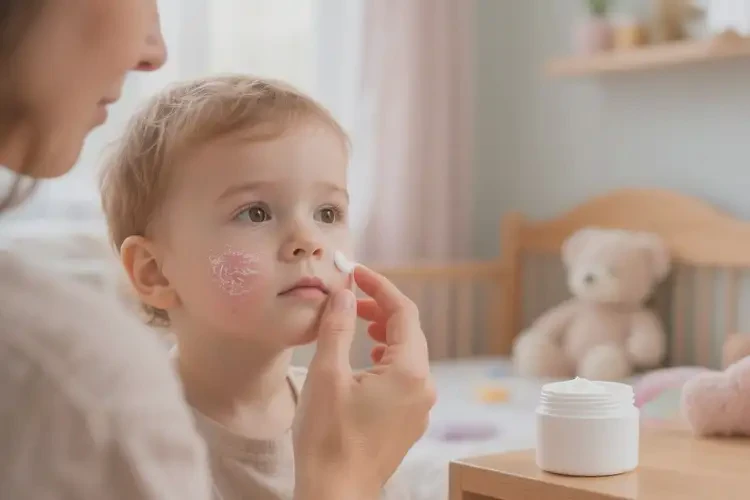 少兒臉上長(zhǎng)濕疹不管它會(huì)自己痊愈嗎(圖4)