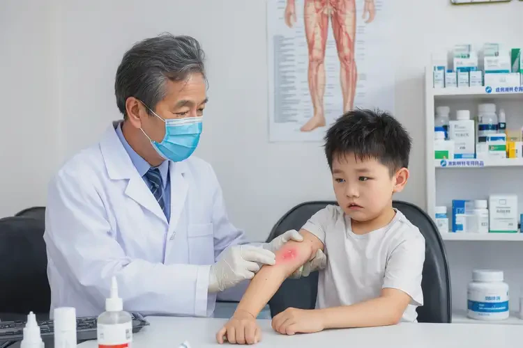 孩子手臂容易長濕疹能徹底自愈嗎(圖2)