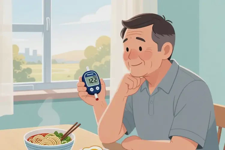 中年人早上血糖12點2是糖尿病嗎(圖1)