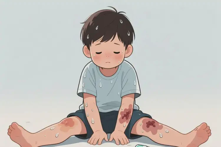 小孩全身出濕疹能夠徹底治愈嗎(圖2)