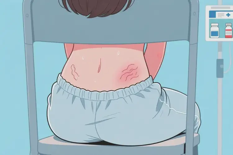 青年人屁股上容易起濕疹不管它會(huì)自己自愈嗎(圖2)