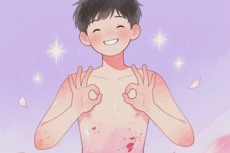 青少年肚子起濕疹可以徹底自愈嗎(圖1)