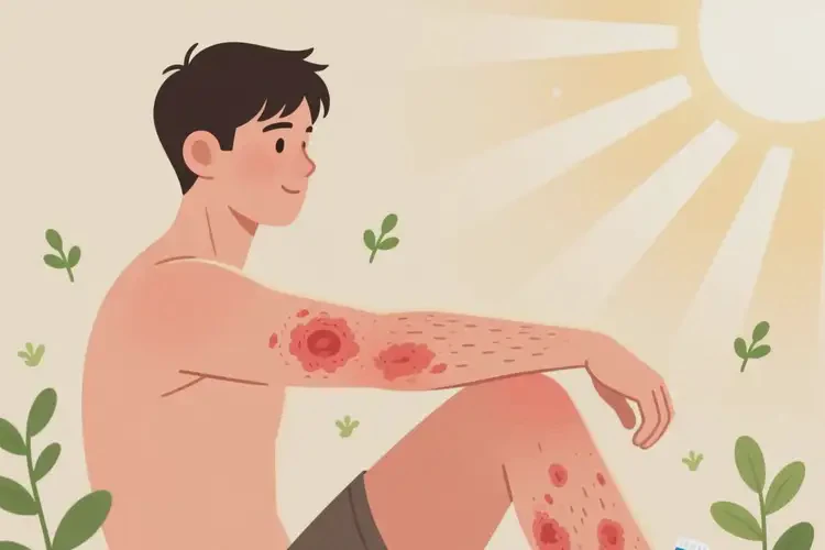 男生四肢偶爾長濕疹不管它會自己自愈嗎(圖3)