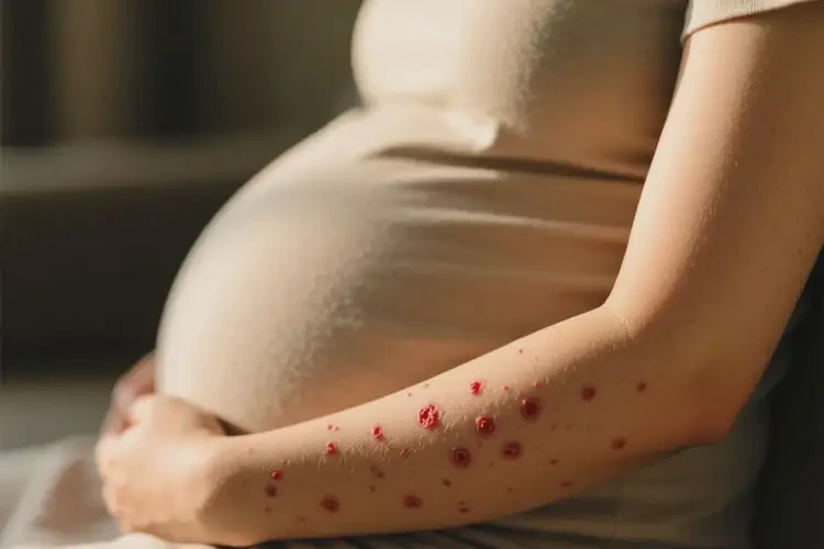 產(chǎn)婦手臂上經(jīng)常起濕疹能靠自己自愈嗎(圖3)