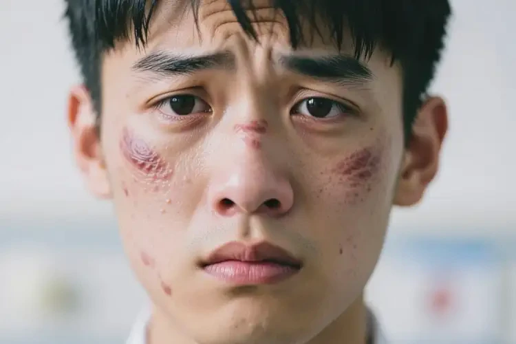 大學(xué)生臉上有濕疹不管它會(huì)自己好嗎(圖4)