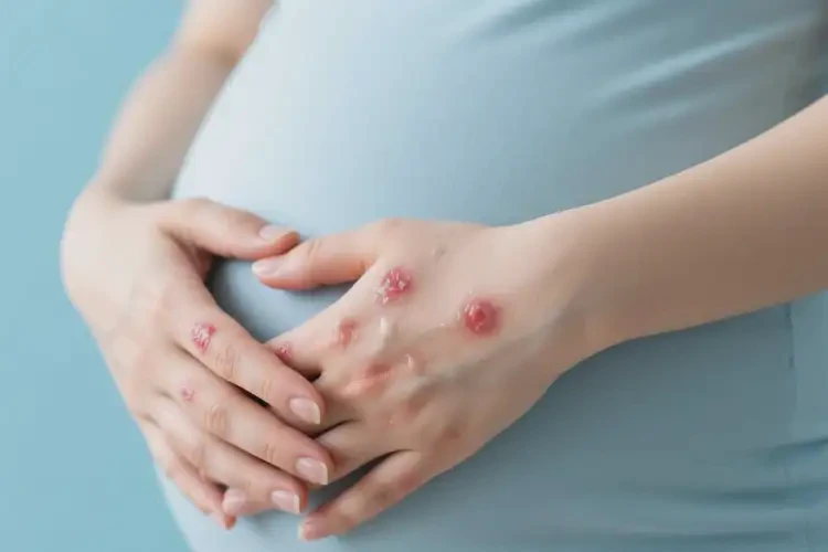 孕婦手上長濕疹不管它會自己自愈嗎(圖1)