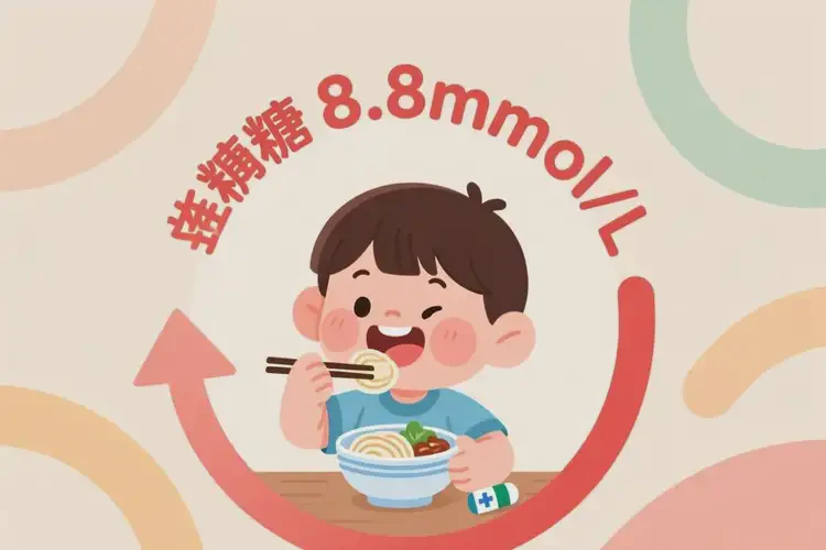 小孩中餐血糖8點8是糖尿病嗎(圖1)
