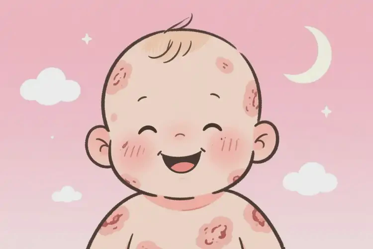 嬰兒全身容易起濕疹能靠自己自愈嗎(圖1)