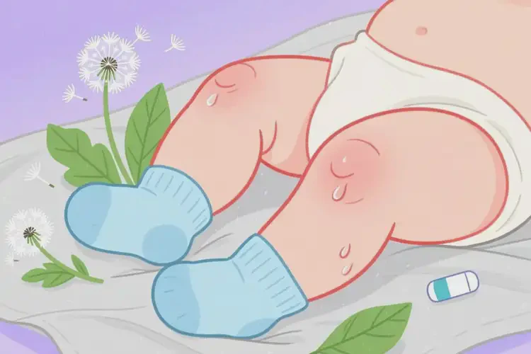 新生兒小腿經(jīng)常起濕疹能徹底自愈嗎(圖2)