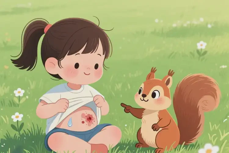 小學(xué)生肚子容易起濕疹不管它會自己自愈嗎(圖3)