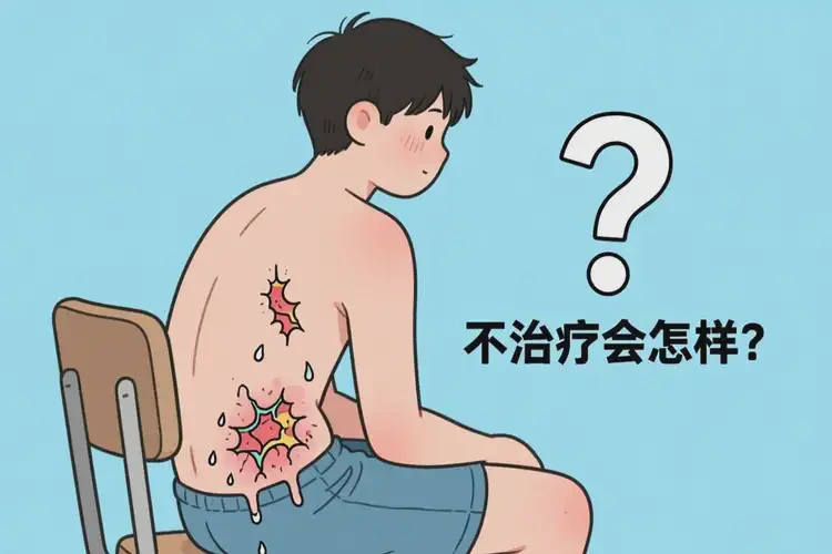 男生屁股上經(jīng)常起濕疹不管它會(huì)自己痊愈嗎(圖2)