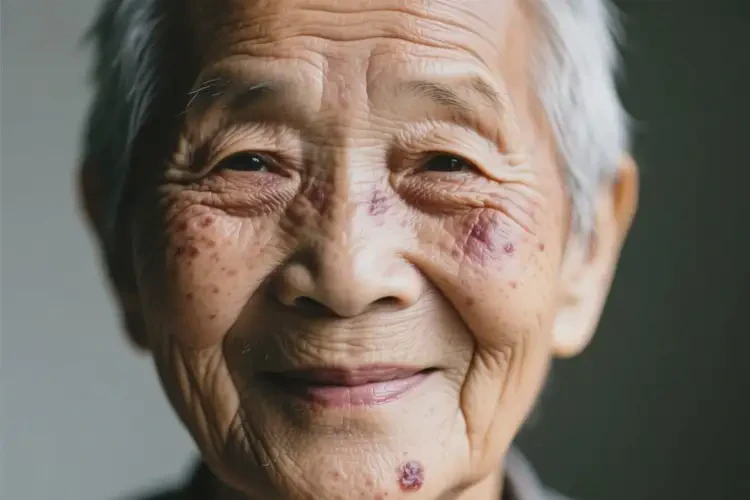 老年人脸上偶尔起湿疹能彻底自愈吗(图1)