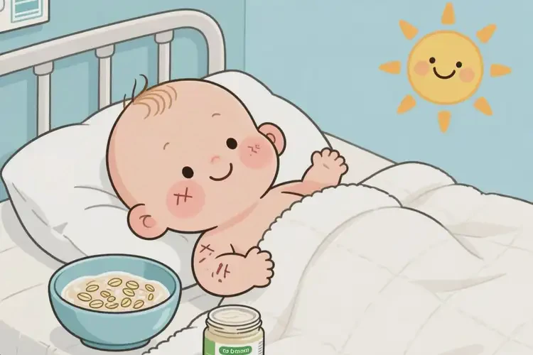 小兒全身出濕疹可以徹底自愈嗎(圖3)