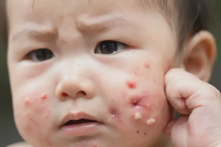 嬰兒面部經(jīng)常長濕疹可以徹底自愈嗎(圖4)