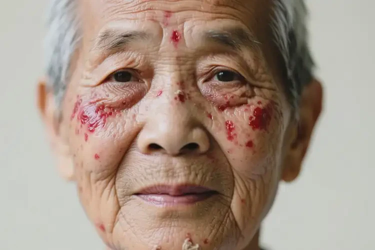 老年人脸上容易起湿疹不管它会自己自愈吗(图3)