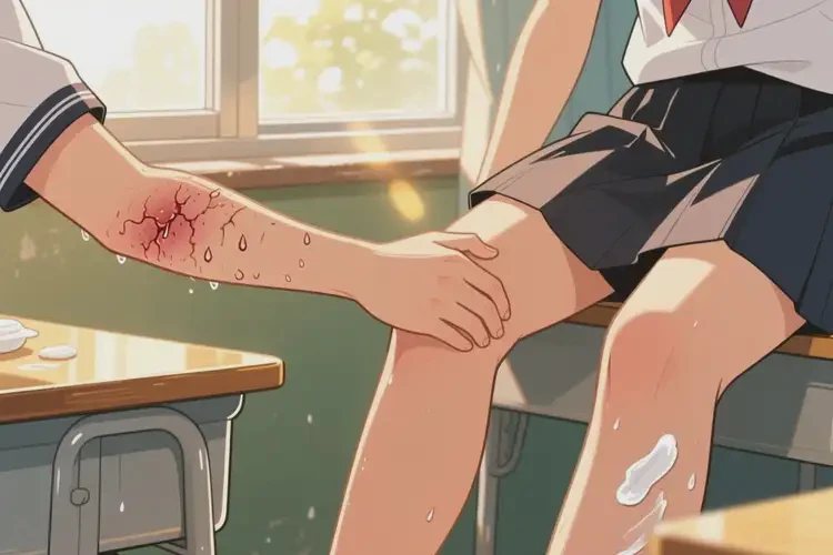 大學(xué)生四肢容易起濕疹能徹底自愈嗎(圖1)