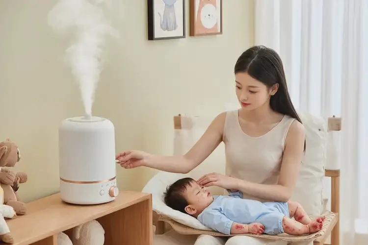 新生兒手臂上出濕疹能徹底自愈嗎(圖2)