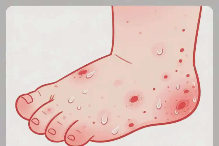 少兒腳上經(jīng)常起濕疹可以徹底自愈嗎(圖3)