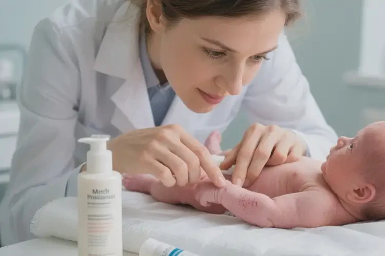 新生兒手臂上起濕疹可不可以徹底自愈(圖3)