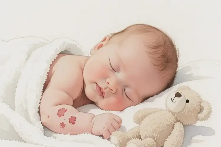 小兒身上長濕疹不管它會自己好嗎(圖1)