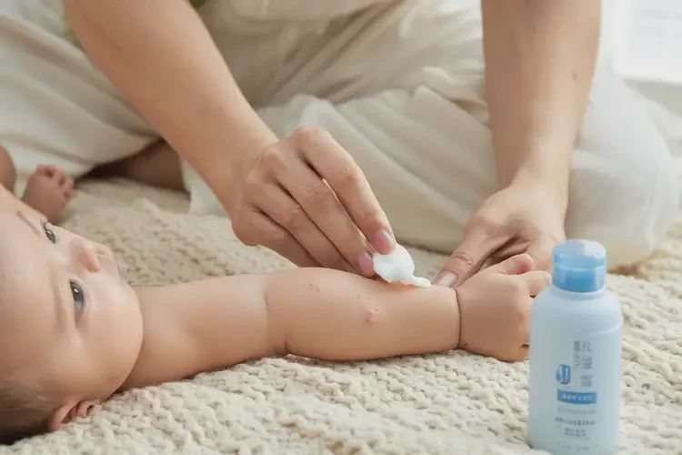 嬰兒手臂上容易起濕疹不管它會(huì)自己自愈嗎(圖3)