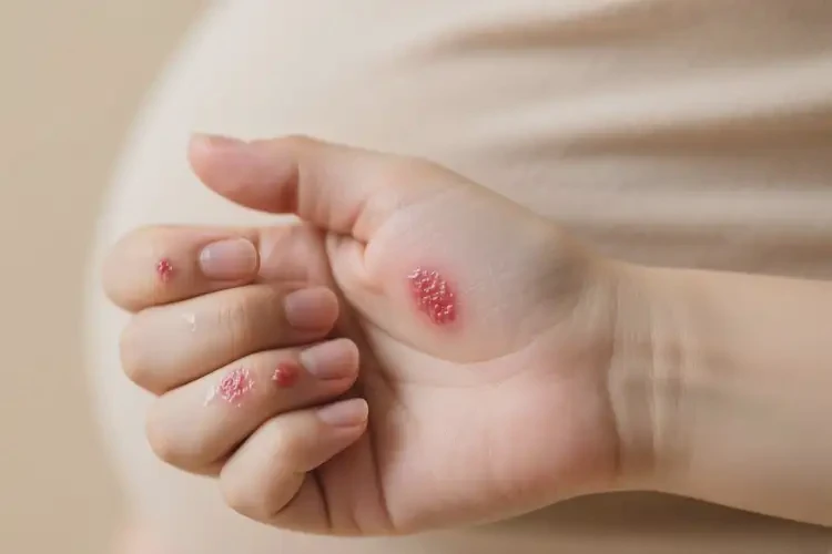 产妇手上偶尔起湿疹能靠自己自愈吗(图4)