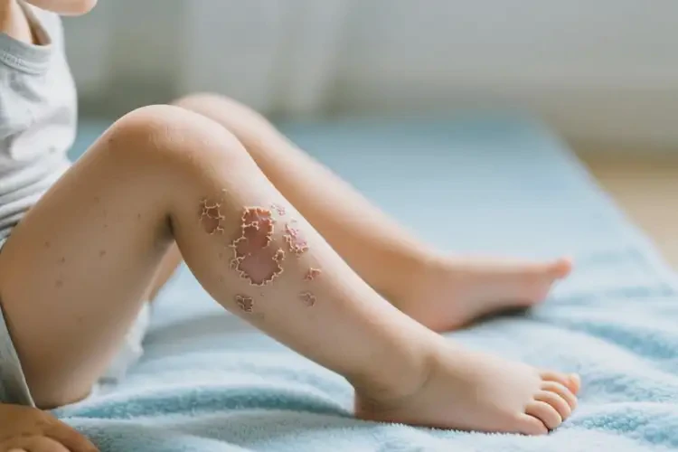 少儿身上出现湿疹不管它会自己痊愈吗(图3)