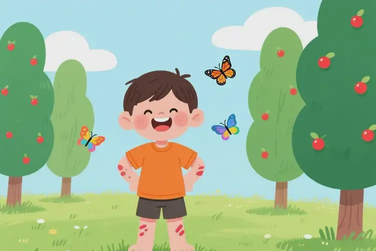 少兒身上起濕疹可不可以徹底自愈(圖1)