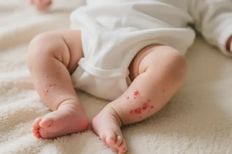 新生兒小腿經(jīng)常起濕疹能靠自己自愈嗎(圖4)