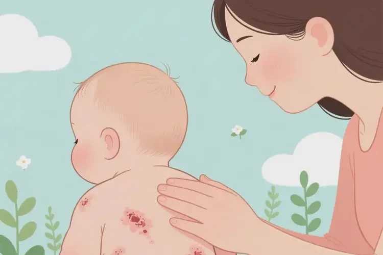 少兒身上出現(xiàn)濕疹可以徹底自愈嗎(圖2)