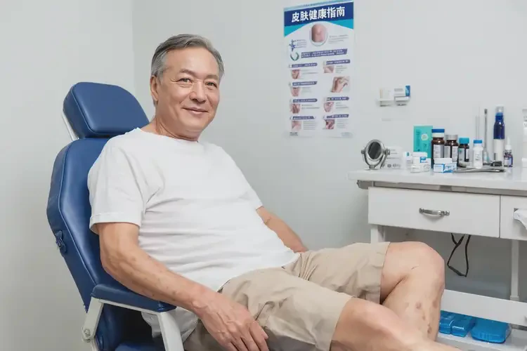 男人小腿上出濕疹能不能徹底自愈(圖1)