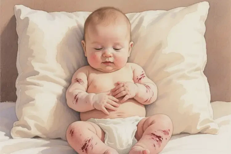 嬰幼兒全身偶爾起濕疹不管它會(huì)自己自愈嗎(圖3)