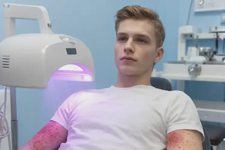 青年人手臂上經(jīng)常起濕疹不管它會(huì)自己好嗎(圖1)