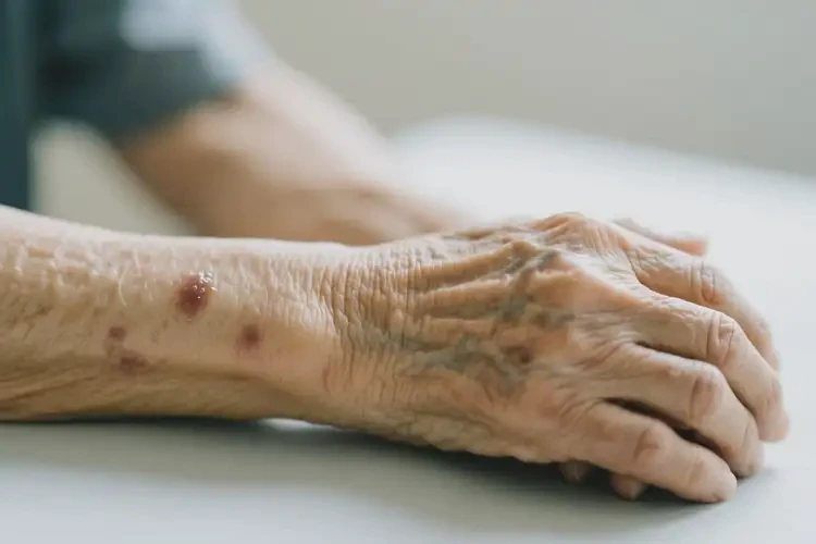 高齡老人手臂上偶爾長濕疹不管它會(huì)自己痊愈嗎(圖3)
