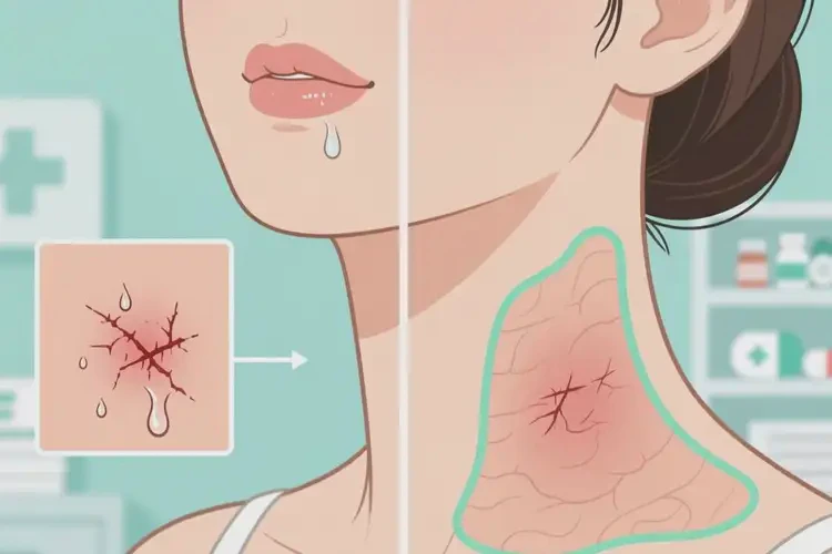 女人脖子上起濕疹可不可以徹底自愈(圖2)