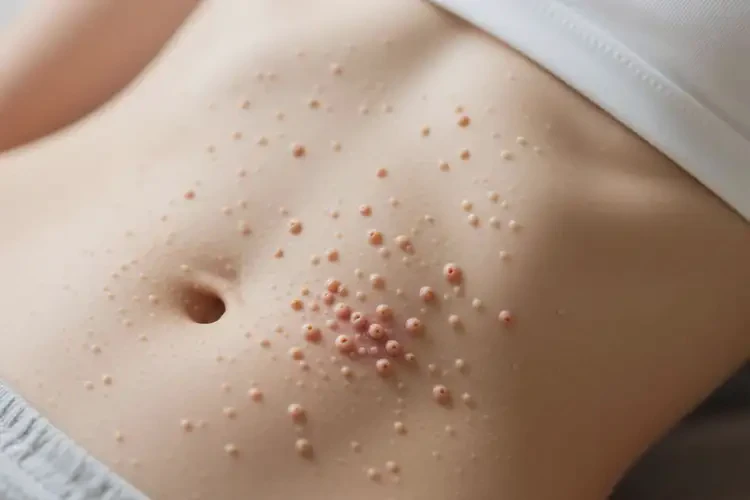 女性肚子偶爾長(zhǎng)濕疹不管它會(huì)自己自愈嗎(圖3)