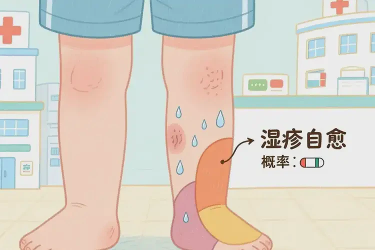 少兒小腿容易起濕疹不管它會(huì)自己自愈嗎(圖2)