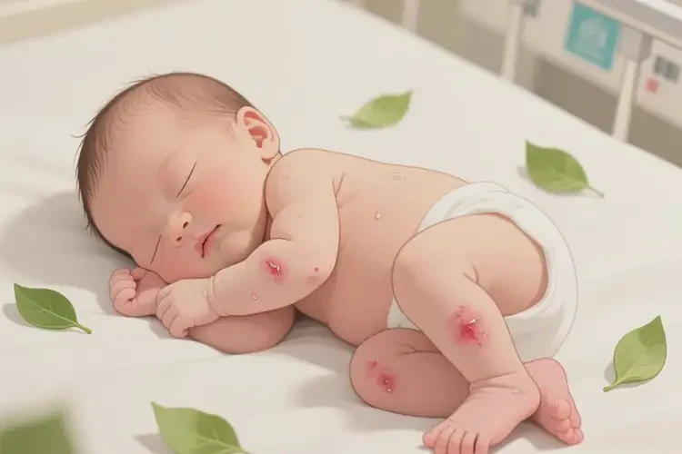 新生兒四肢偶爾長濕疹不管它會自己痊愈嗎(圖2)