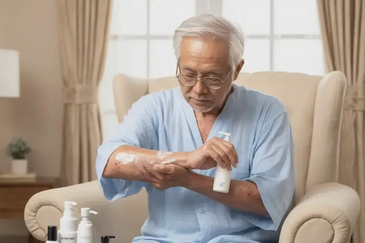 高齡老人身上經(jīng)常起濕疹能不能徹底自愈(圖1)
