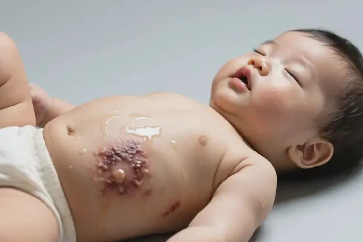 幼兒全身起濕疹不管它會(huì)自己好嗎(圖1)