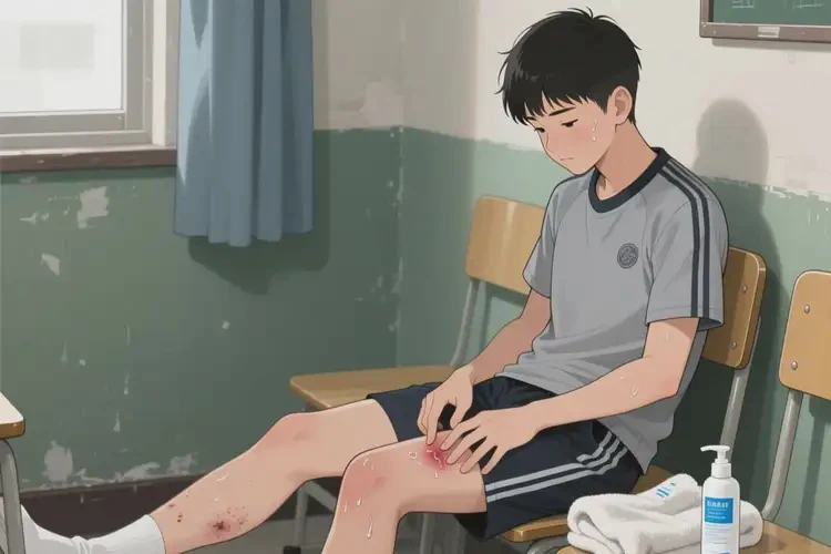 中學(xué)生身上長(zhǎng)濕疹不管它會(huì)自己痊愈嗎(圖2)