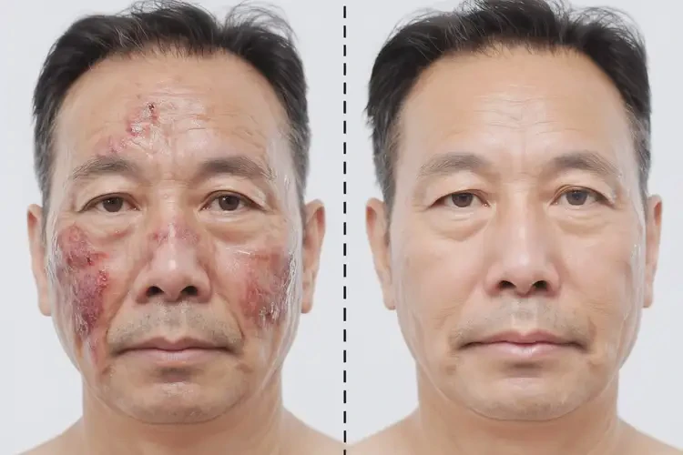 男人臉上偶爾起濕疹不管它會自己自愈嗎(圖2)