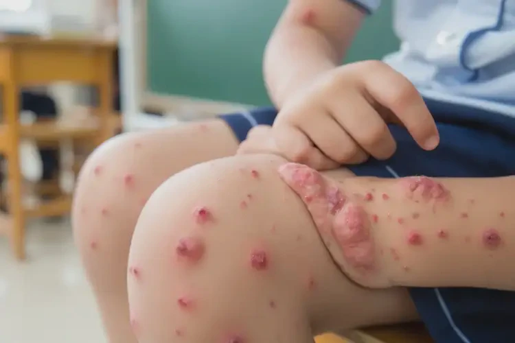 小学生屁股上有湿疹不管它会自己痊愈吗(图4)