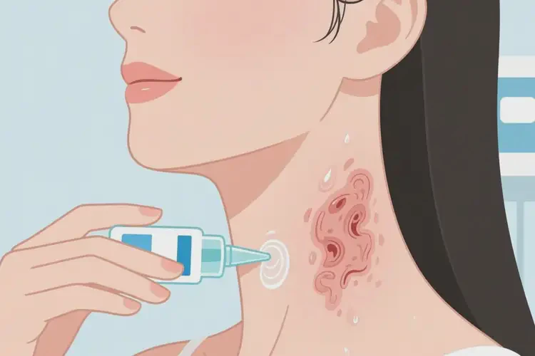 女人脖子經(jīng)常起濕疹能夠徹底治愈嗎(圖1)