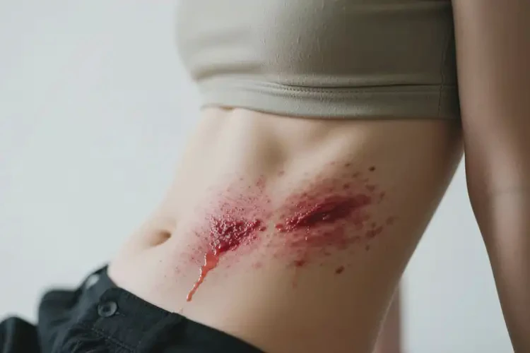 女性肚子上起濕疹不管它會(huì)自己好嗎(圖4)